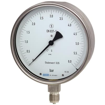 Wika Test gauge, Models 332.30, 333.30